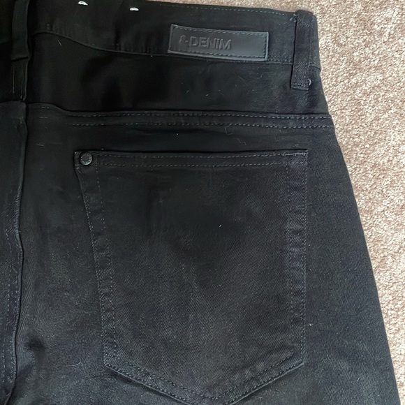 Men’s H&M &Denim black slim low waist jeans size 32/32 - Picture 5 of 6